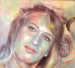 Steffi Grafová 2005 olej na plátně 45 x 50